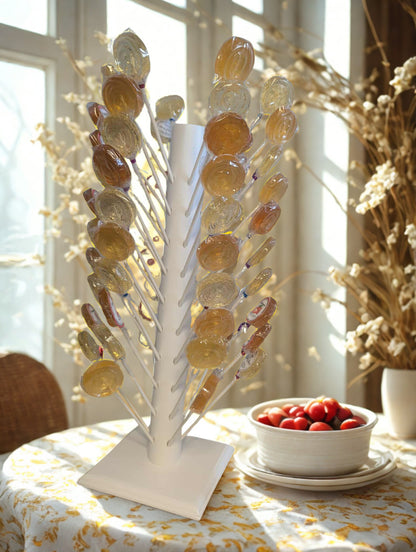 White Wooden Lollipop Stand