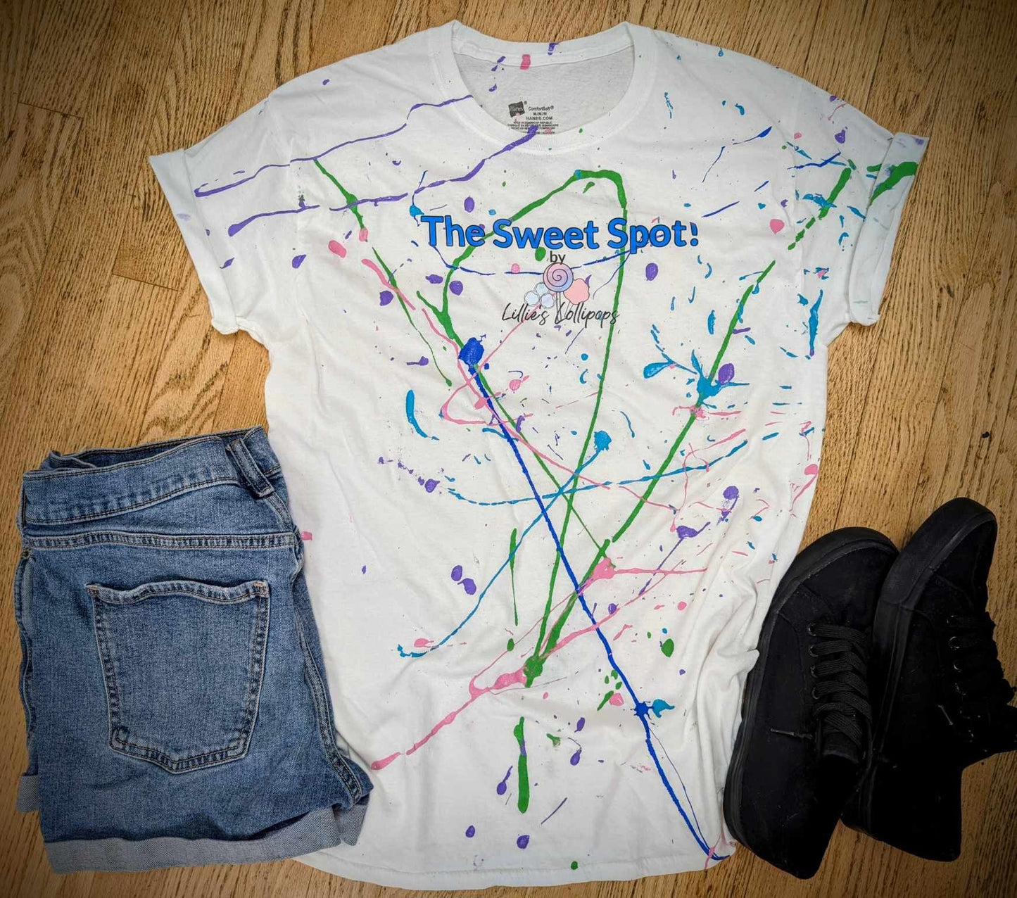 The Sweet Spot Logo Splatter T-shirt
