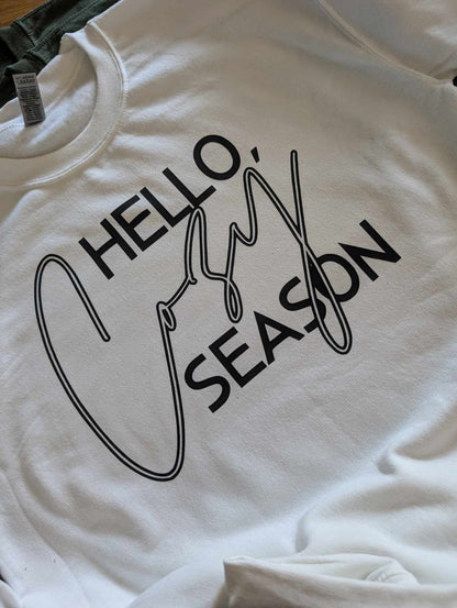 "In My Cozy Era" and "Hello Cozy Season" Crewneck Sweatshirts