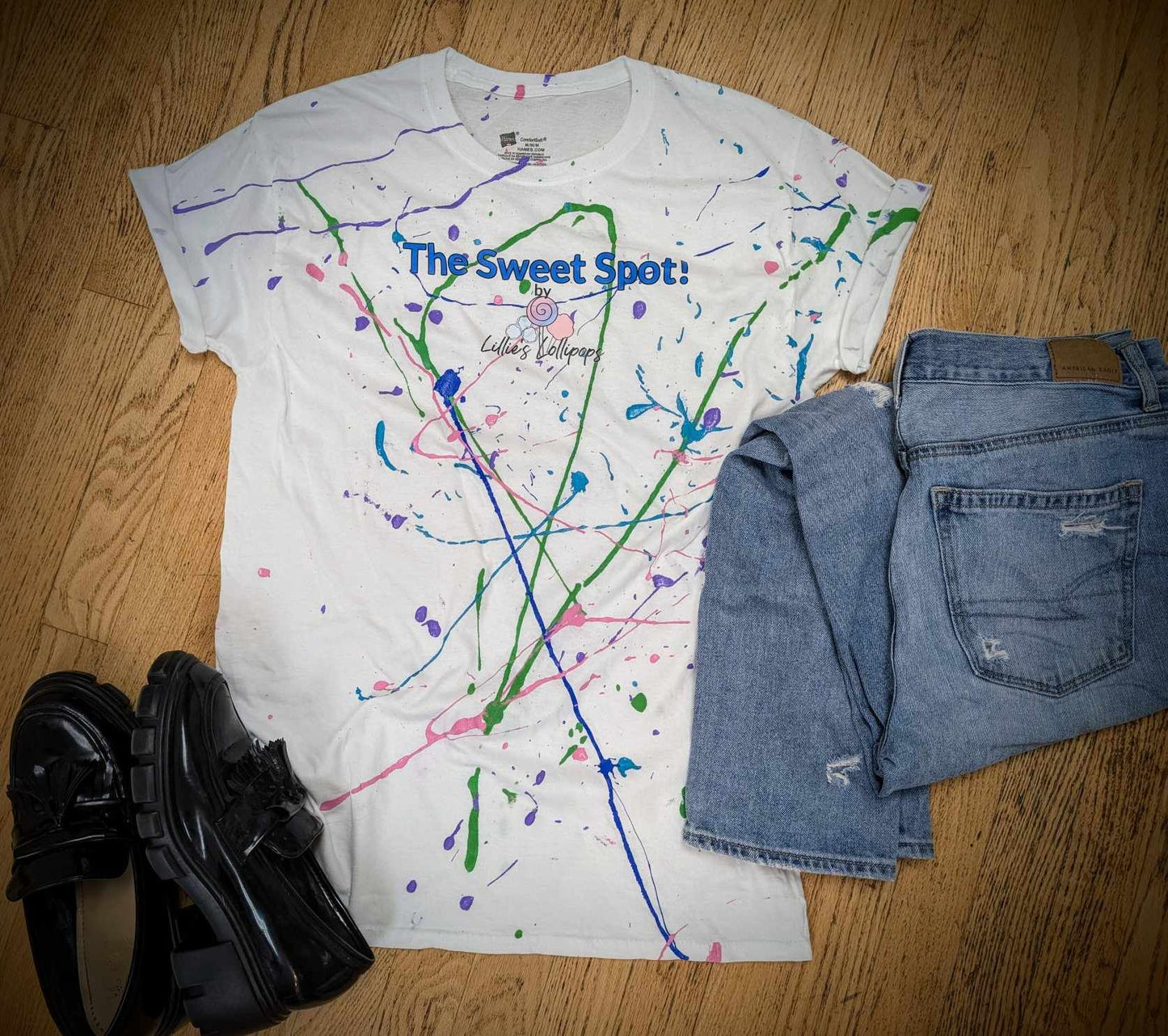The Sweet Spot Logo Splatter T-shirt
