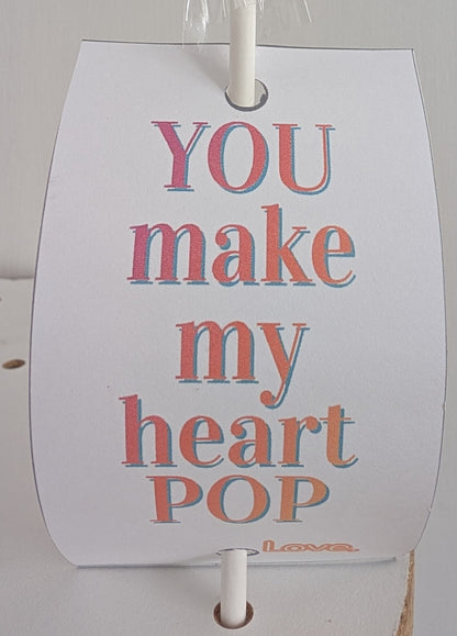 Double Heart Lollipop - 10 pack