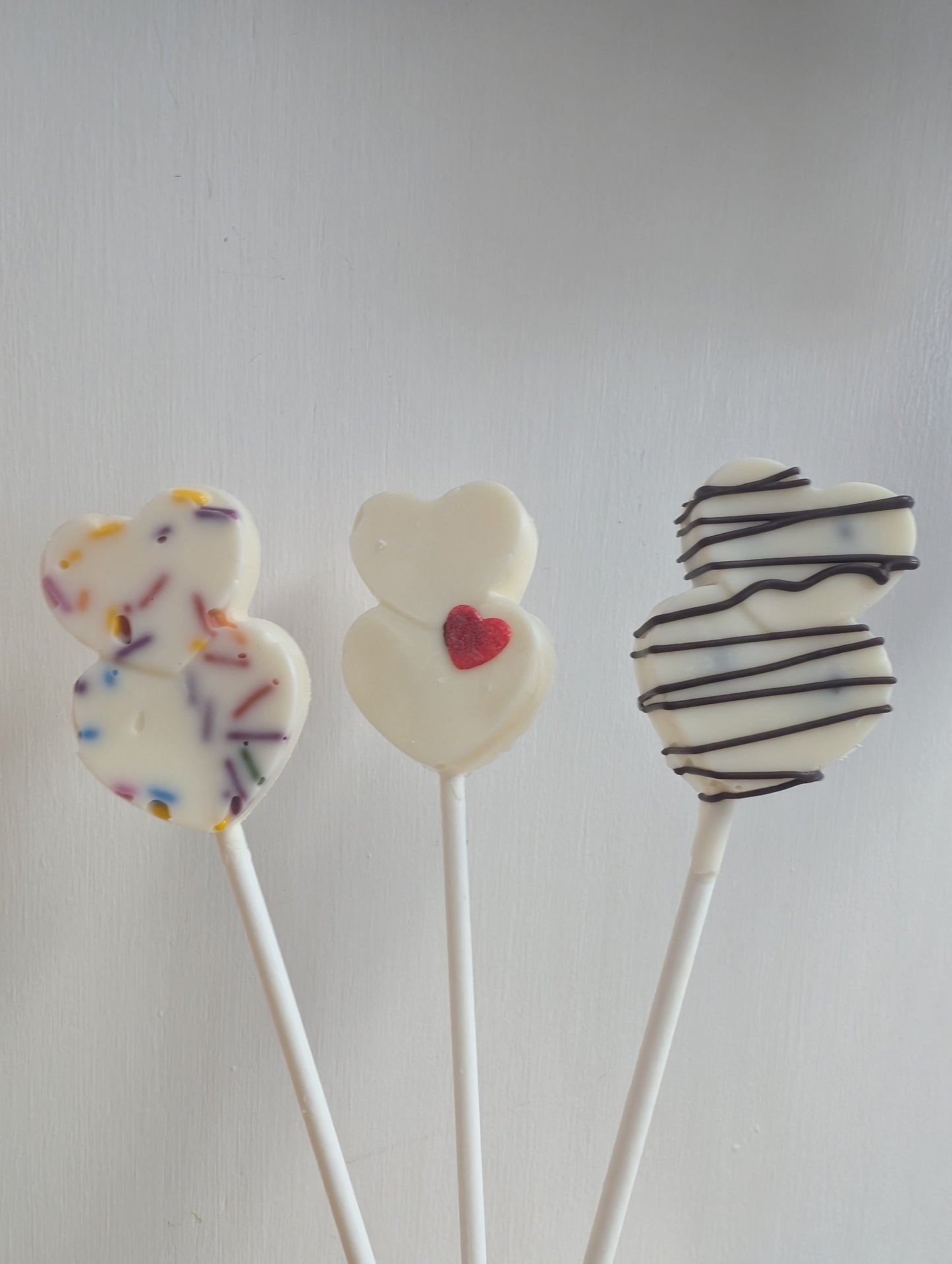 Chocolate Lovers Double Heart Lollipop