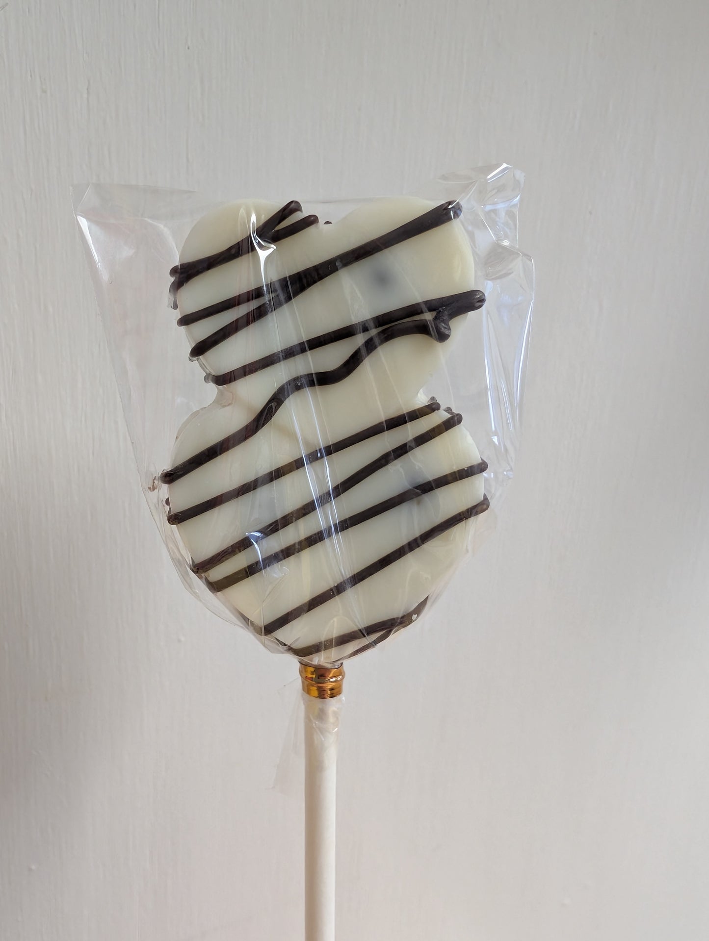 Chocolate Lovers Double Heart Lollipop