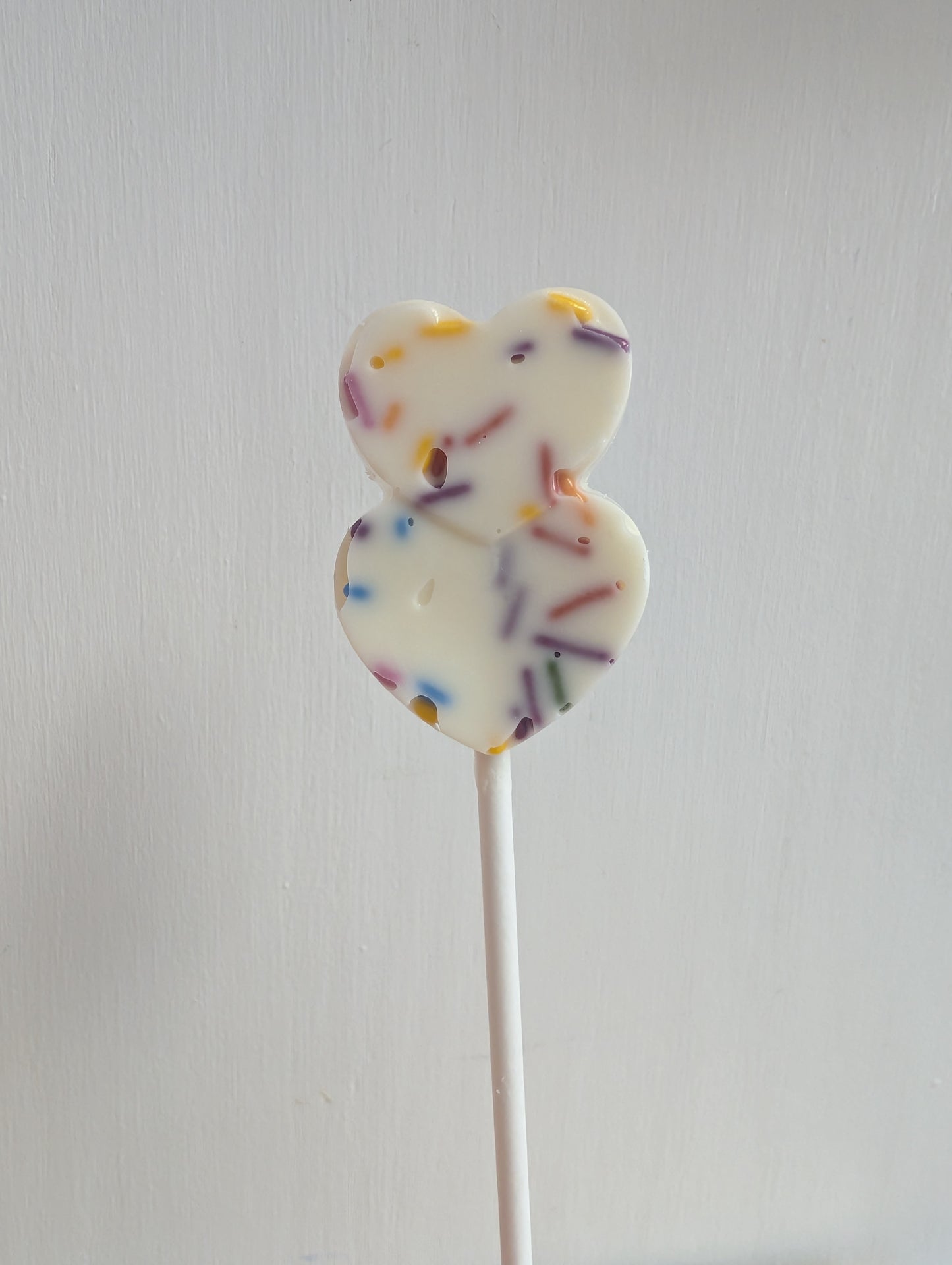 Chocolate Lovers Double Heart Lollipop